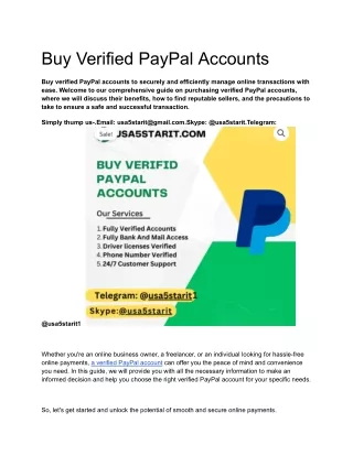 Buy Verified PayPal Accounts (1)