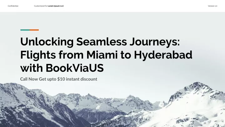 unlocking seamless journeys flights from miami to hyderabad with bookviaus