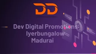 Best Digital marketing training institute in Madurai