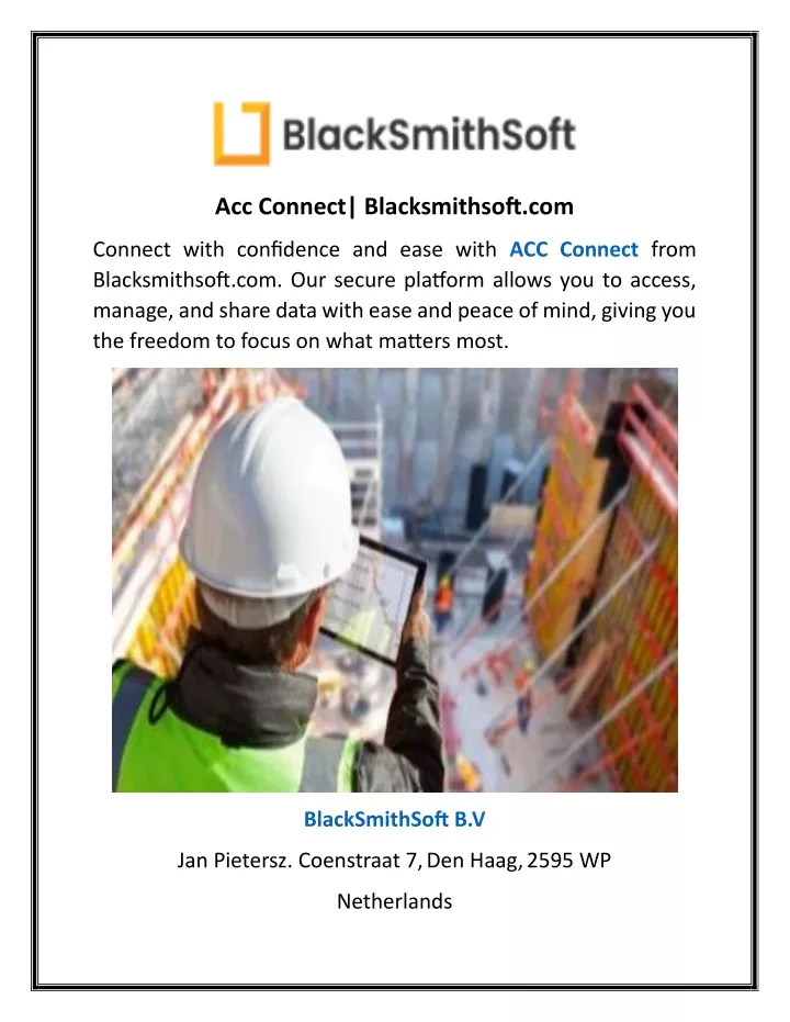 acc connect blacksmithsoft com