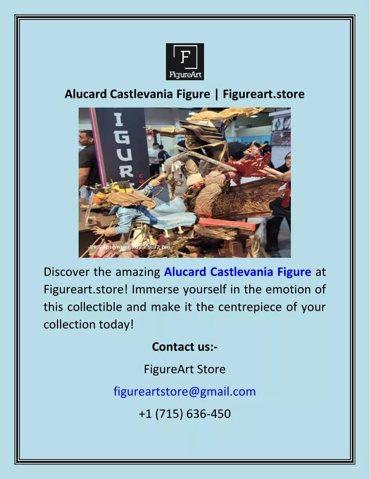 alucard castlevania figure figureart store
