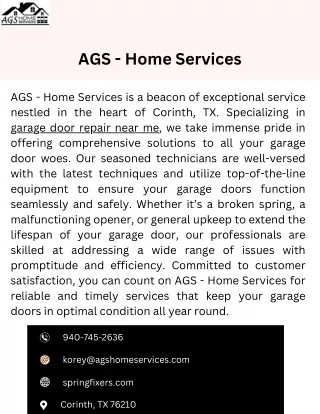 ags home services