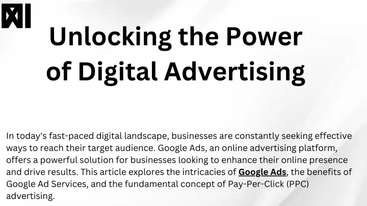 unlocking the power of digital advertising