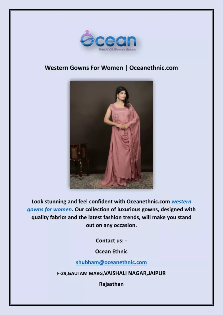 western gowns for women oceanethnic com