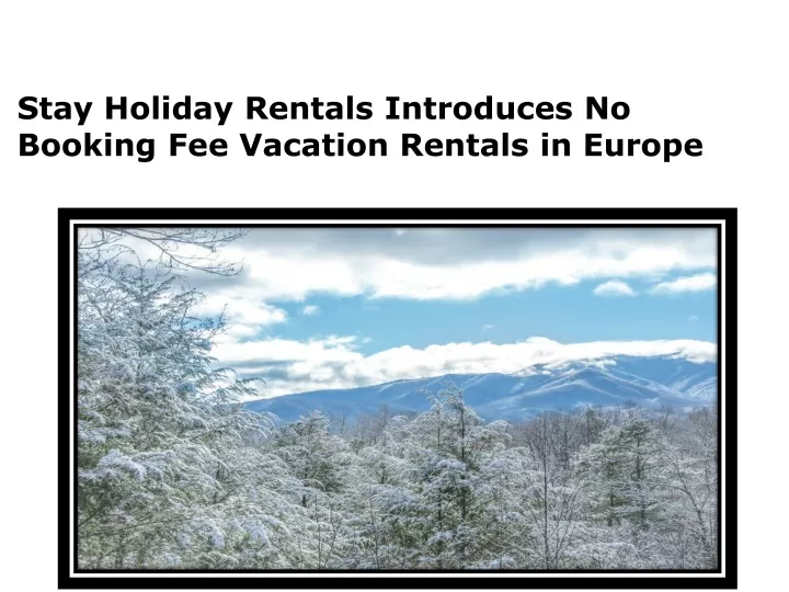 stay holiday rentals introduces no booking