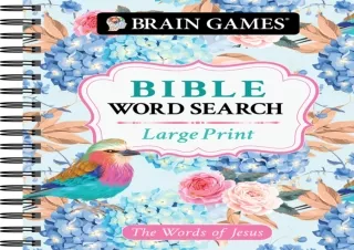 [PDF]❤️DOWNLOAD⚡️ Brain Games - Bible Find a Word: Parables, Prayers, and Prophets - Large