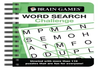 ⚡️PDF/READ❤️ Brain Games - USA Word Search (#1)