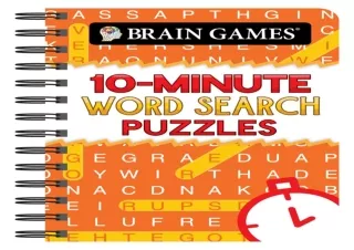[PDF]❤️DOWNLOAD⚡️ Brain Games - To Go - Word Search Challenge