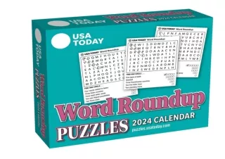 [DOWNLOAD]⚡️PDF✔️ USA TODAY Crossword 2024 Day-to-Day Calendar