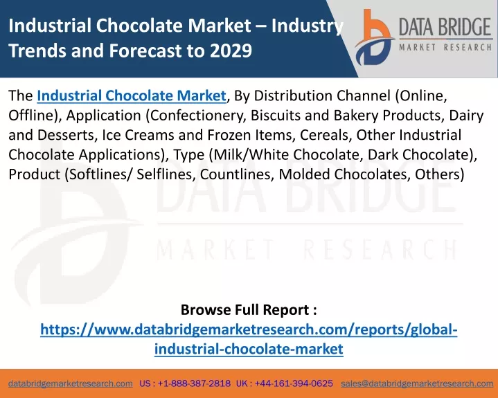 industrial chocolate market industry trends