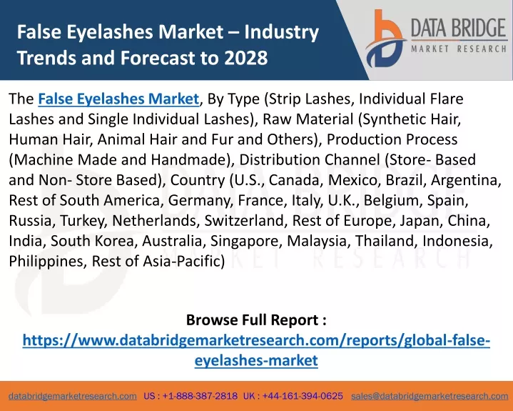 false eyelashes market industry trends