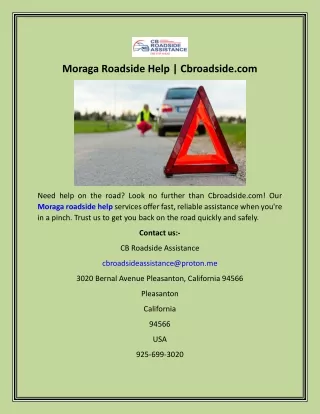 Moraga Roadside Help  Cbroadside