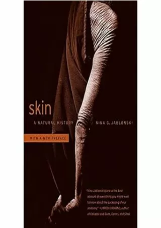 Pdf⚡️(read✔️online) Skin: A Natural History