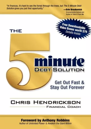 book❤️[READ]✔️ The 5-Minute Debt Solution: Get Out Fast & Stay Out Forever