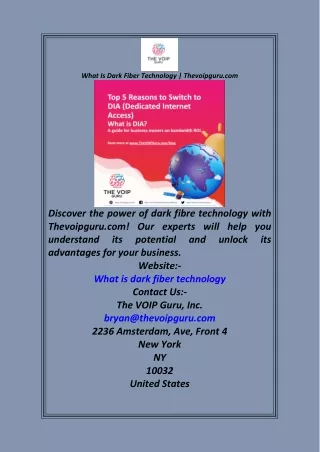 what is dark fiber technology thevoipguru com