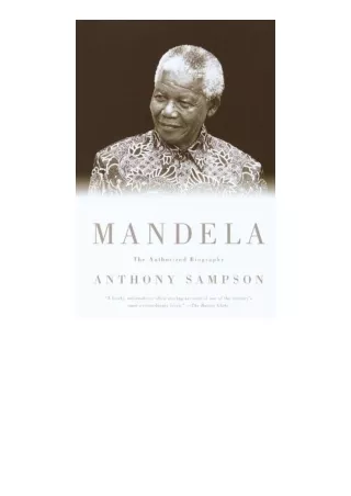 ❤PDF⚡ Mandela The Authorized Biography