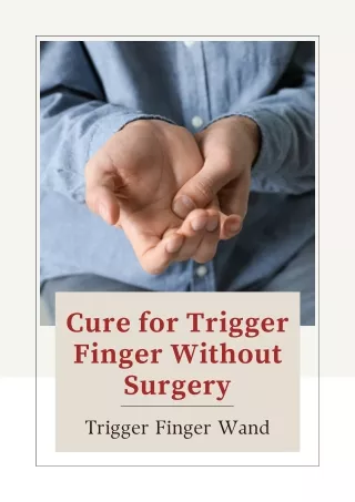 Cure for Trigger Finger Without Surgery | Trigger Finger Wand