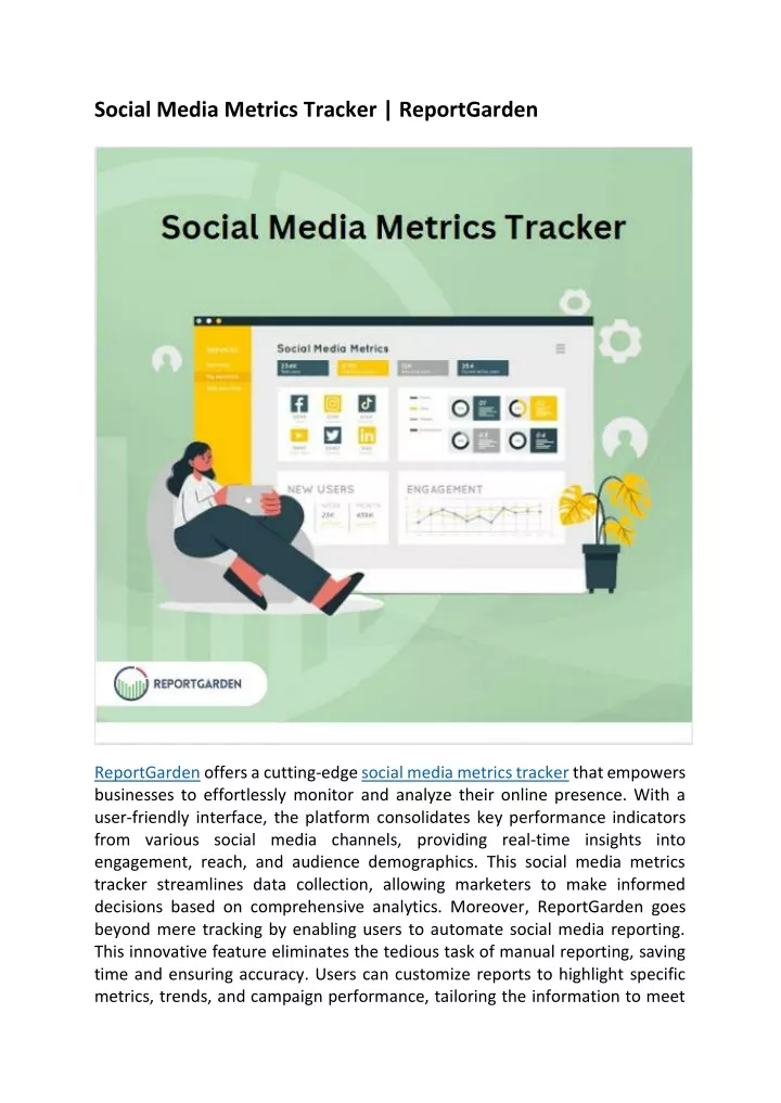 social media metrics tracker reportgarden
