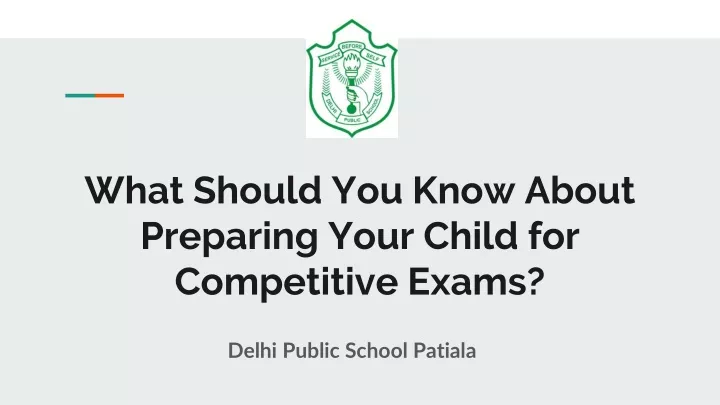 what should you know about preparing your child for competitive exams