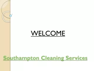 southampton cleaning services