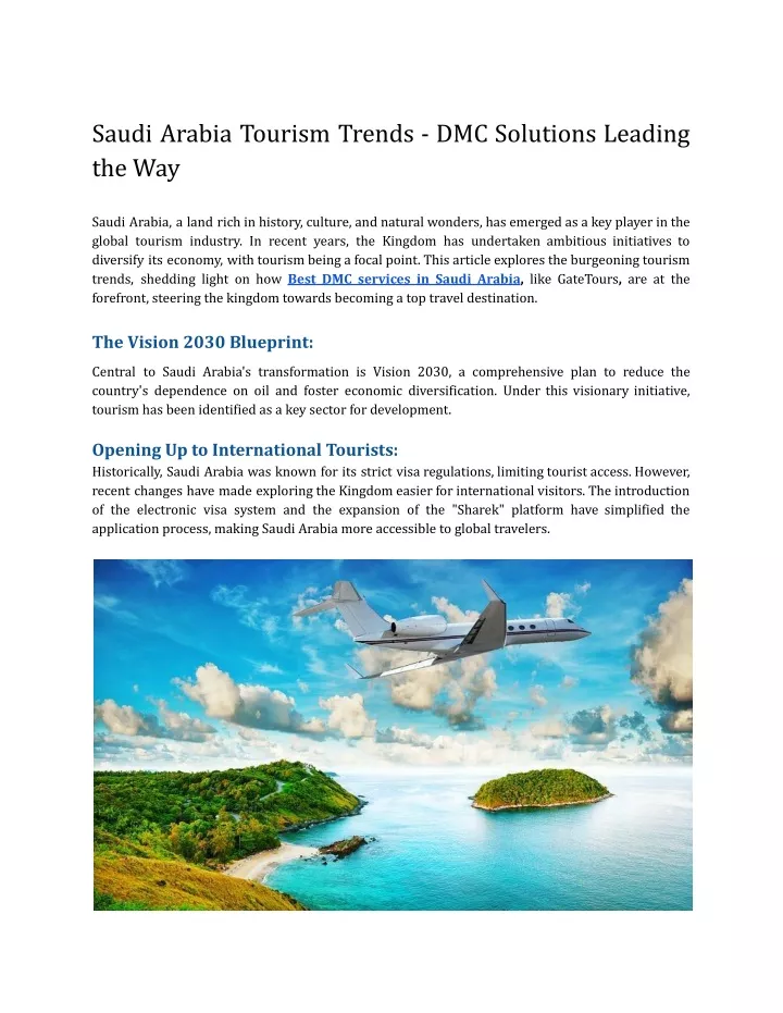 saudi arabia tourism trends dmc solutions leading