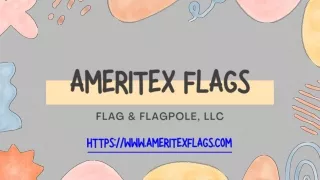 Ameritex flag, flagpole components