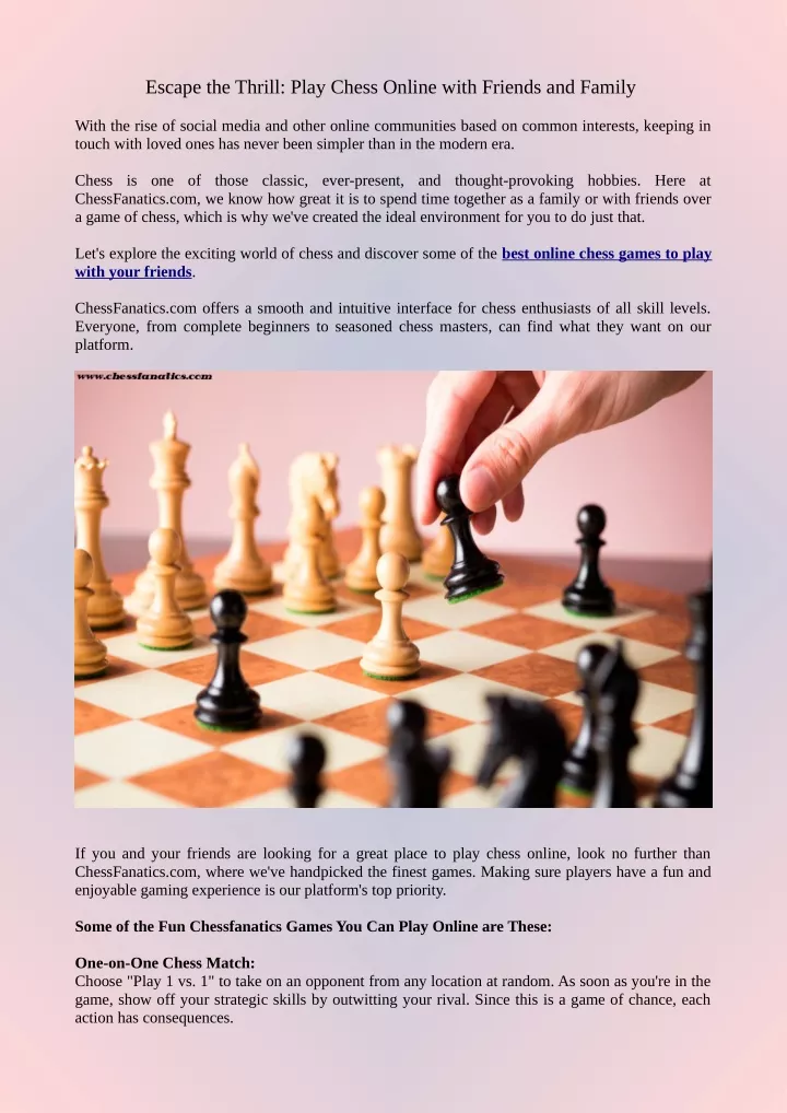 • Free Online Chess