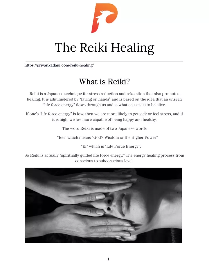 the reiki healing