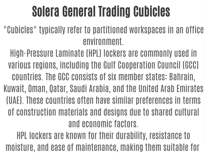 solera general trading cubicles cubicles