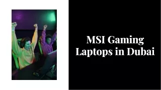 Best MSI Gaming Laptop Repair Services in Dubai "045864033"