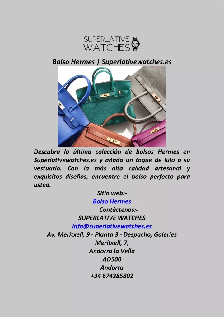 bolso hermes superlativewatches es