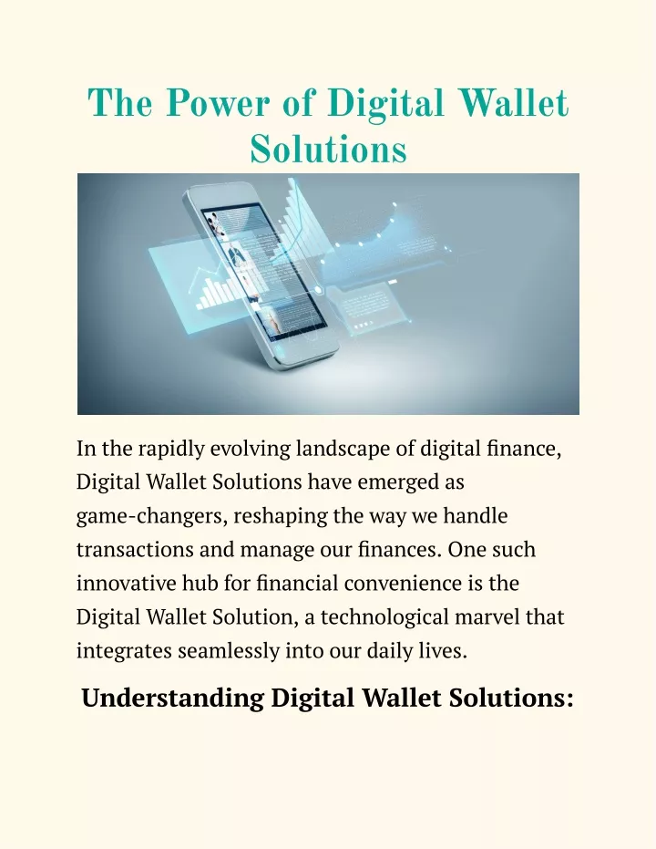 the power of digital wallet solutions
