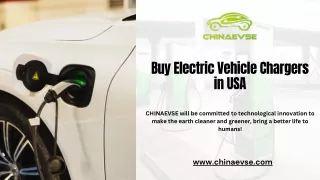 Buy Electric Vehicle Chargers in USA - CHINAEVSE