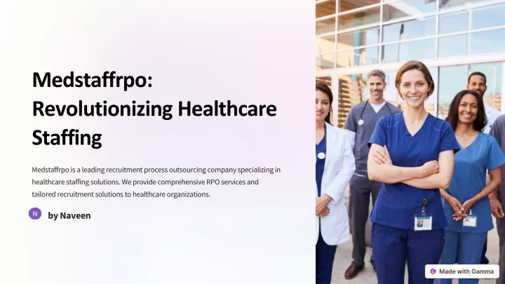 medstaffrpo revolutionizing healthcare staffing