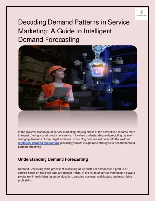 decoding demand patterns in service marketing
