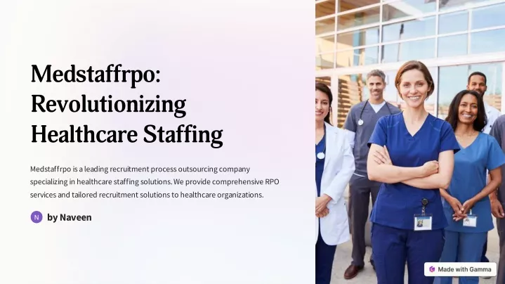 medstaffrpo revolutionizing healthcare staffing