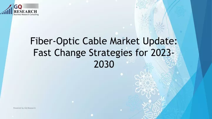 fiber optic cable market update fast change strategies for 2023 2030