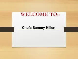 welcome to