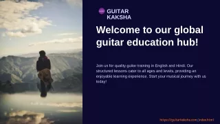 Best Guitar Classes in india.PDF