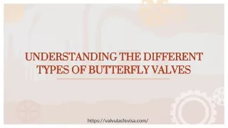 UNDERSTANDING THE DIFFERENT TYPES OF BUTTERFLY VALVES