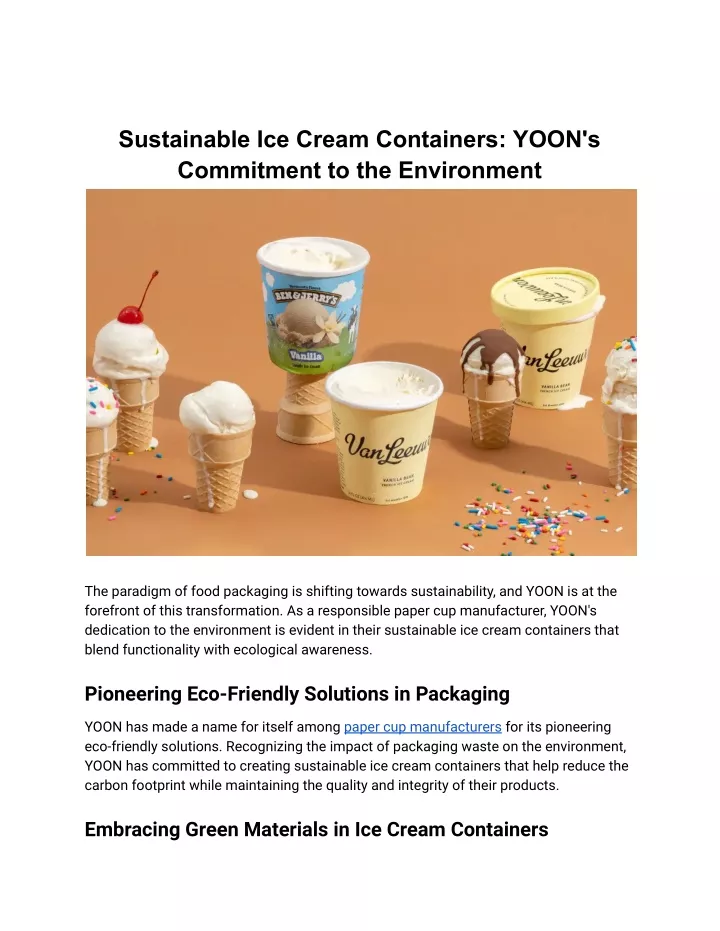 sustainable ice cream containers yoon
