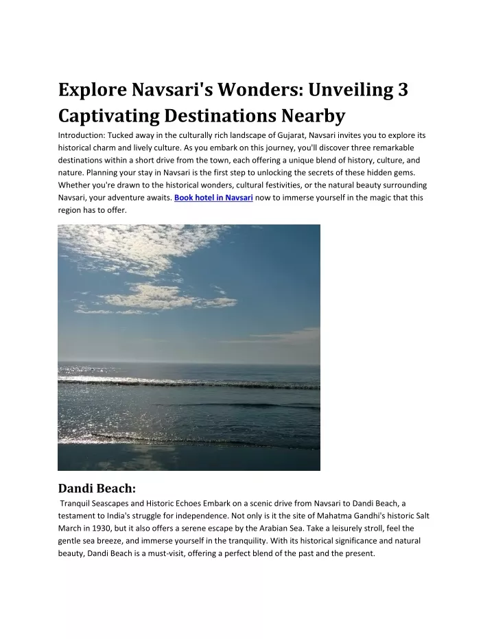 explore navsari s wonders unveiling 3 captivating
