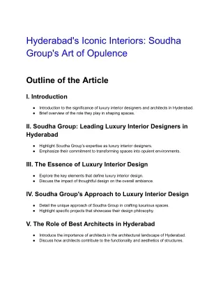 Hyderabad's Iconic Interiors_ Soudha Group's Art of Opulence