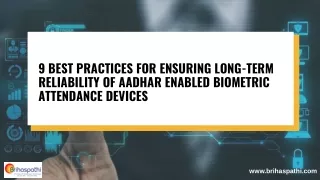 9 best practices for ensuring long term