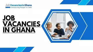 Ghana Jobs - Job Vacancies in Ghana