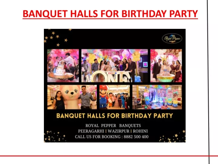 banquet halls for birthday party
