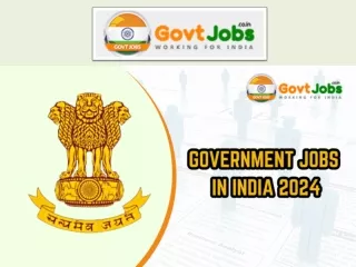 2024 Government Jobs in India