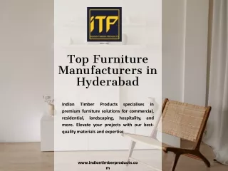 Top Furniture manufacturers