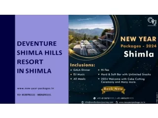 Deventure Shimla Hills | New Year Celebration Packages in Shimla