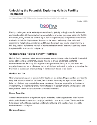 theboonivf.com-Unlocking the Potential Exploring Holistic Fertility Treatment